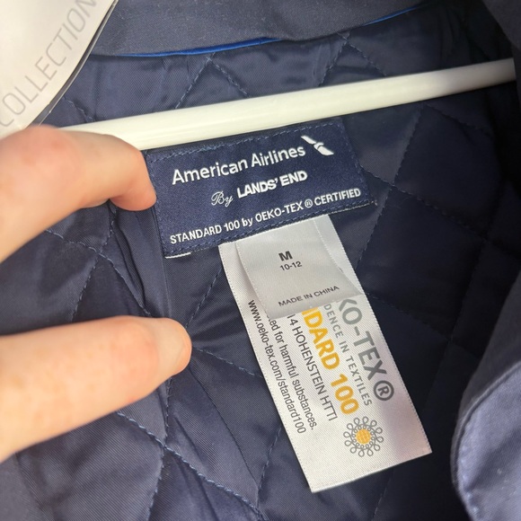 NWT Land’s End American Airlines Primaloft Jacket Women’s Size Med 3 In 1 Parka - Picture 4 of 10